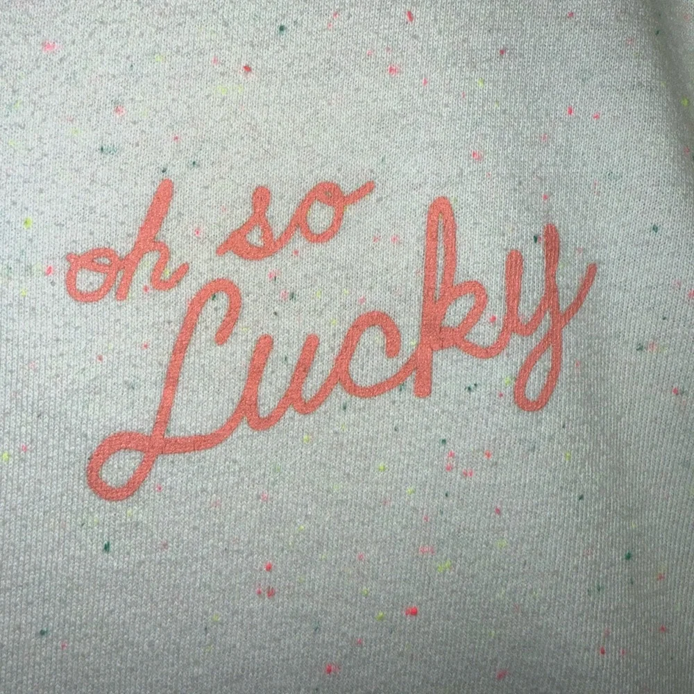 Lucky Brand Speckled Cream Sweatshirt - Picture 3 of 5
